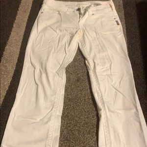 White Capri Jeans